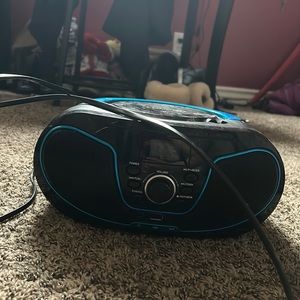 CD player with aux and headphone port as well as usb